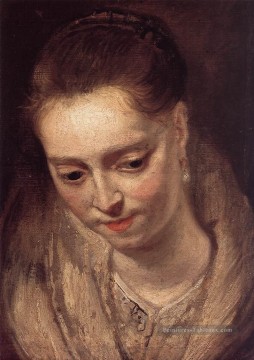 Portrait d’une femme baroque Peter Paul Rubens Peinture à l'huile